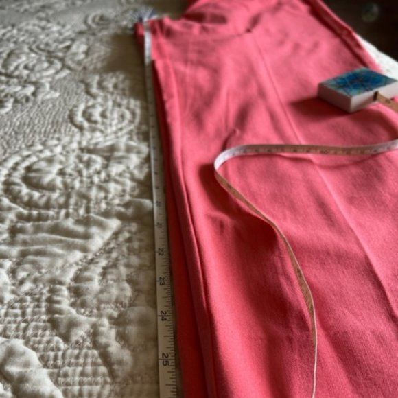 NWT ELLE Calypso Coral Ankle pant - Picture 4 of 6